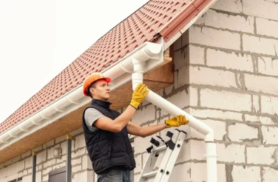 Pose et remplacement de gouttières à Fillinges